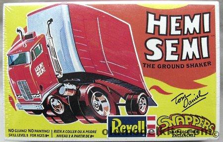 Revell Hemi Semi 'The Ground Shaker' Snappers by Tom Daniel, 85-1717 plastic model kit
